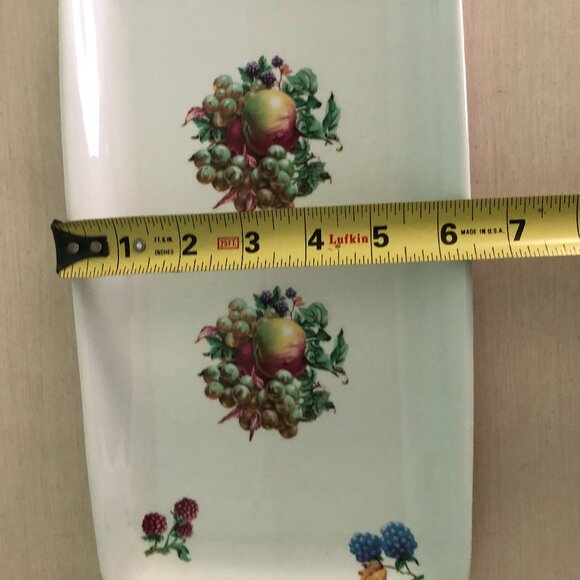 Naaman Israel Fine Porcelain Rectangular and Oval Serving Trays 6”x 13” - Picture 10 of 11